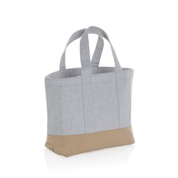 Obrázky: Malá chladící taška Impact z recykl.bavlny šedá