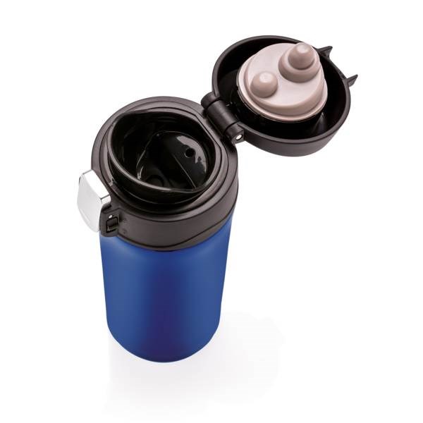 Obrázky: Termohrnek Easy lock z recykl.oceli 300 ml modrý, Obrázek 6
