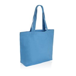 Obrázky: Nám.modrá nákup.taška s vnitřní kapsou z recykl. BA