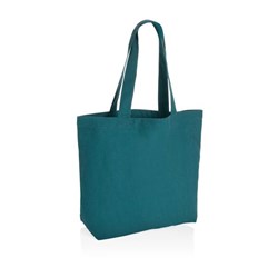 Obrázky: Zelená nákupní taška s vnitřní kapsou z recykl. BA
