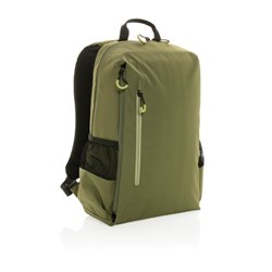 Obrázky: Černo/zelený batoh na 15,6" notebook z RPET AWARE™