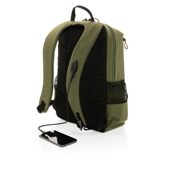 Obrázky: Černo/zelený batoh na 15,6