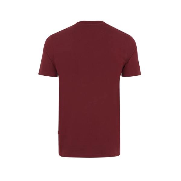 Obrázky: Unisex tričko Bryce, rec.bavlna, vínové XL, Obrázek 2