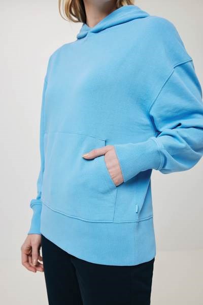 Obrázky: Mikina Yoho s kapucí, recykl. bavlna, modrá L, Obrázek 18