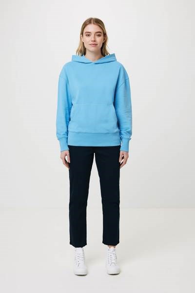 Obrázky: Mikina Yoho s kapucí, recykl. bavlna, modrá XL, Obrázek 5