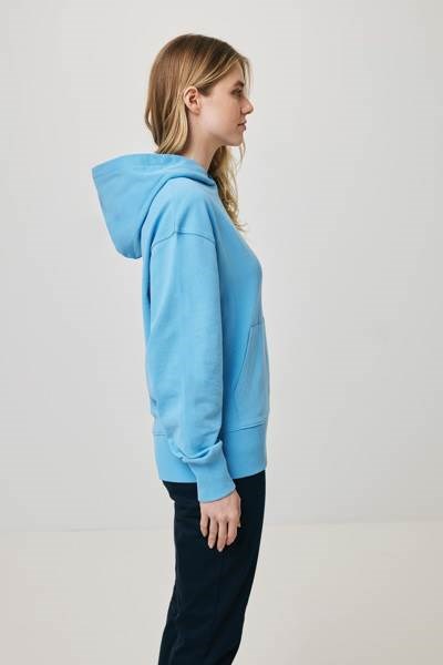 Obrázky: Mikina Yoho s kapucí, recykl. bavlna, modrá XL, Obrázek 8