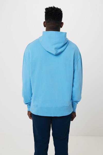 Obrázky: Mikina Yoho s kapucí, recykl. bavlna, modrá XL, Obrázek 12