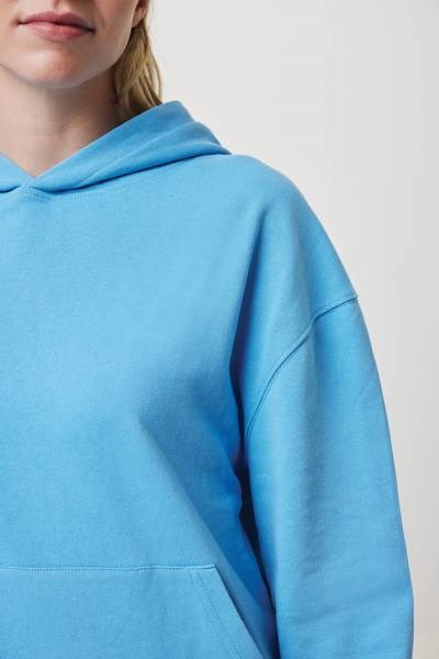 Obrázky: Mikina Yoho s kapucí, recykl. bavlna, modrá XL, Obrázek 16