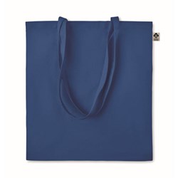 Obrázky: Nákupní taška z bio bavlny 140g, král.modrá
