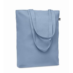 Obrázky: Nákupní taška z organické bavlny 270g, sv.modrá