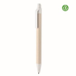 Obrázky: Recyklované kuličkové pero bílé doplňky