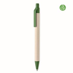 Obrázky: Recyklované kuličkové pero zelené doplňky