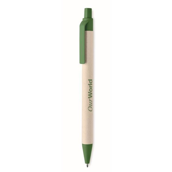 Obrázky: Recyklované kuličkové pero zelené doplňky, Obrázek 2