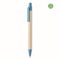 Obrázky: Recyklované kuličkové pero sv. modré doplňky
