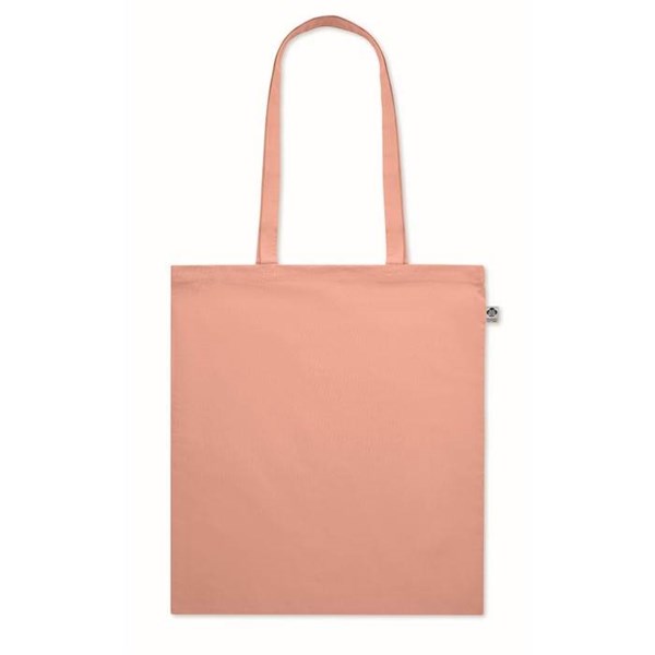 Obrázky: Nákupní taška z bio bavlny, 180g, oranžová, Obrázek 2