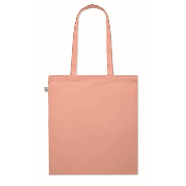 Obrázky: Nákupní taška z bio bavlny, 180g, oranžová, Obrázek 4