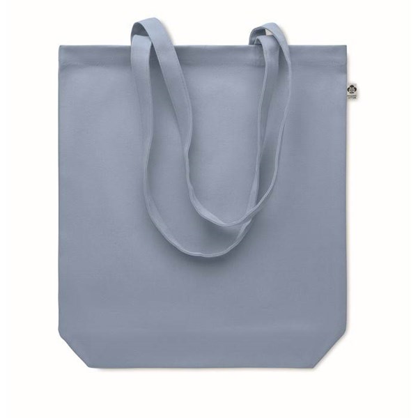 Obrázky: Nákupní taška z organické bavlny 270g, sv.modrá, Obrázek 2