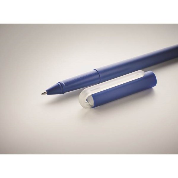 Obrázky: Modré gelové kuličkové RPET pero, MN, Obrázek 3