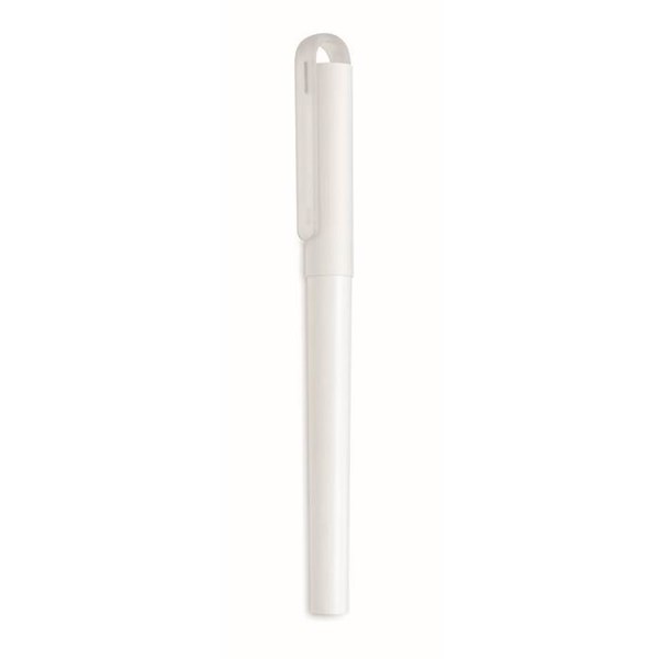 Obrázky: Bílé gelové kuličkové RPET pero, MN, Obrázek 2