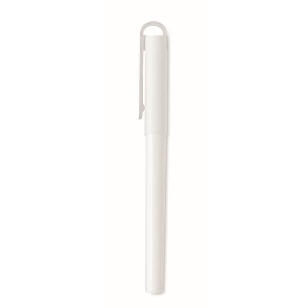 Obrázky: Bílé gelové kuličkové RPET pero, MN, Obrázek 7