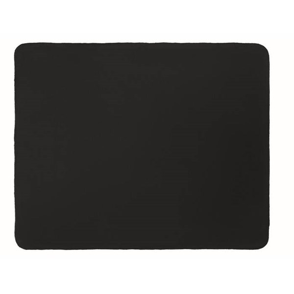 Obrázky: Černá RPET fleecová deka 130 gr/m², Obrázek 3