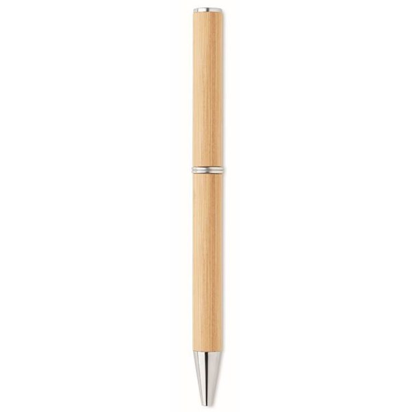 Obrázky: Bambusové kuličkové otočné pero, modrá n., Obrázek 6