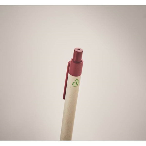 Obrázky: Recyklované kuličkové pero červené doplňky, Obrázek 2