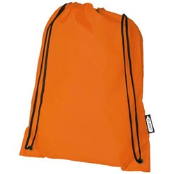 Obrázky: Stahovací batoh z recyklovaných PET oranžová