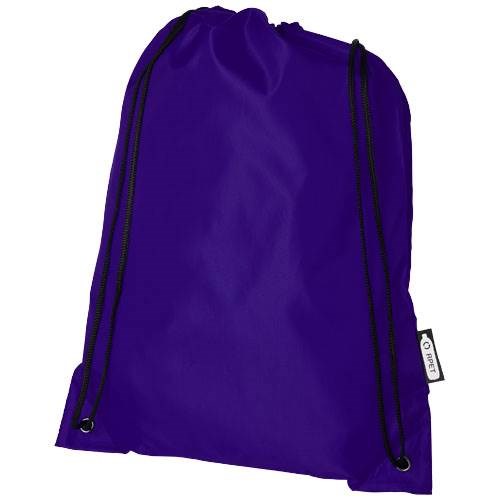 Obrázky: Stahovací batoh z recyklovaných PET fialová
