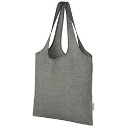 Obrázky: Nákupní taška z rec. bavlny 150 g, černá