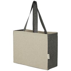 Obrázky: Nákupní taška rec. bavlna 190 g, kontrastní boky