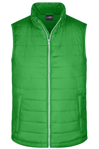 Obrázky: Pánská prošívaná vesta J&N, zelená S