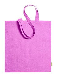 Obrázky: Nákupní taška z recykl. bavlny 120g, růžová