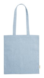 Obrázky: Nákupní taška z recykl. bavlny 120g, světle modrá