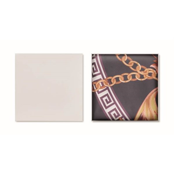 Obrázky: Šátek z recykl. saténového polyesteru, zlatý, Obrázek 5
