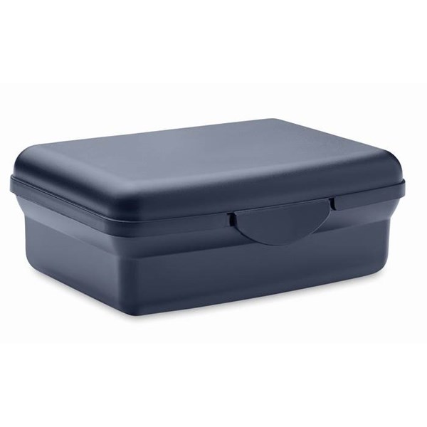 Obrázky: Tmavě modrý plastový svačinový box 800ml