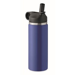 Zobrazit detaily pro Modrá termoláhev 500 ml z rec.nerez oceli Obrázky: Modrá termoláhev 500 ml z rec.nerez oceli