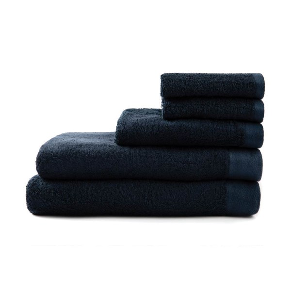 Obrázky: Modrý ručník VINGA Birch 40x70 cm, Obrázek 6