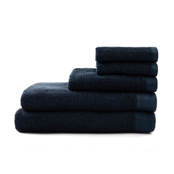 Obrázky: Modrý ručník VINGA Birch 70x140 cm, Obrázek 5