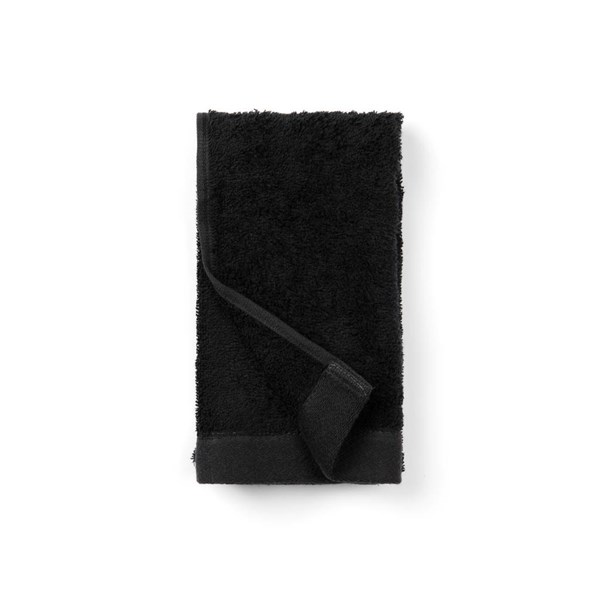 Obrázky: Černý ručník VINGA Birch 40x70 cm
