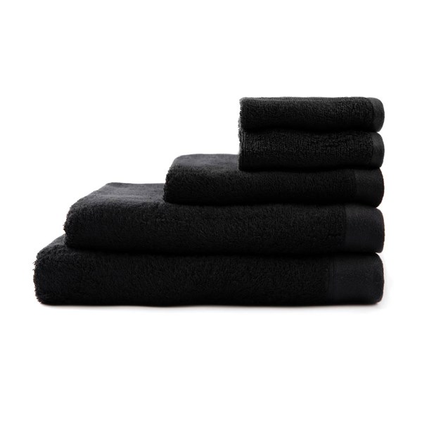 Obrázky: Černý ručník VINGA Birch 40x70 cm, Obrázek 6