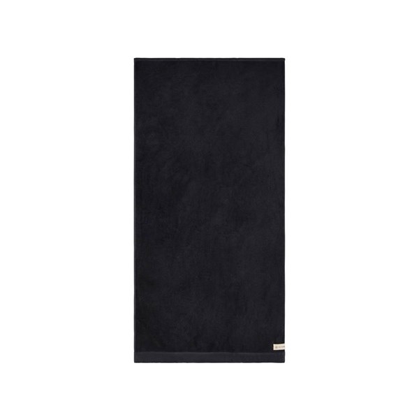 Obrázky: Černý ručník VINGA Birch 70x140 cm, Obrázek 2