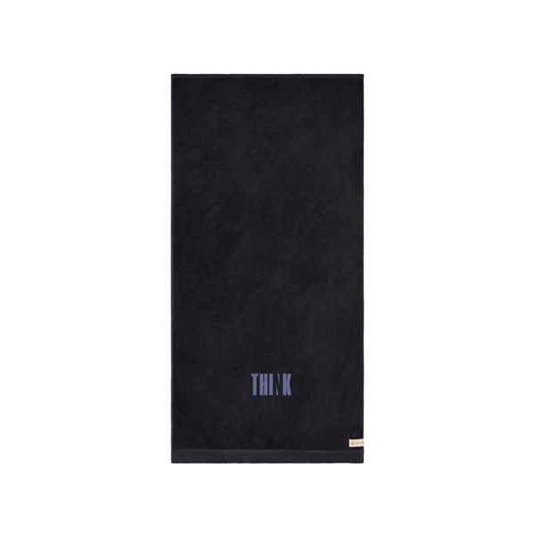 Obrázky: Černý ručník VINGA Birch 70x140 cm, Obrázek 4