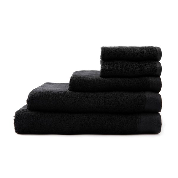 Obrázky: Černý ručník VINGA Birch 70x140 cm, Obrázek 5