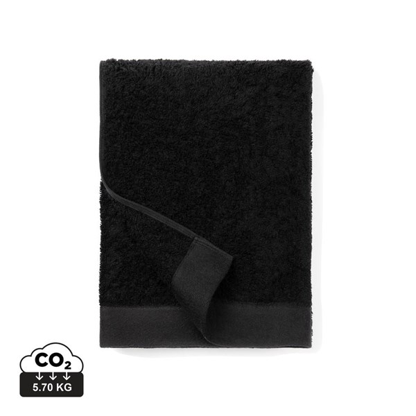 Obrázky: Černý ručník VINGA Birch 70x140 cm, Obrázek 6