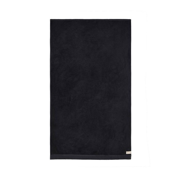 Obrázky: Černý ručník VINGA Birch 90x150 cm, Obrázek 2