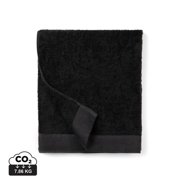 Obrázky: Černý ručník VINGA Birch 90x150 cm, Obrázek 6