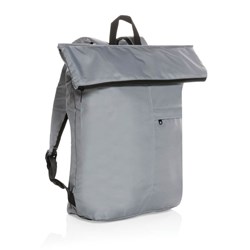 Obrázky: Lehký skládací batoh Dillon z RPET, šedý
