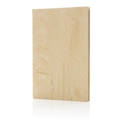 Obrázky: Zápisník A5 s tvrdým obalem v dekoru světlého dřeva