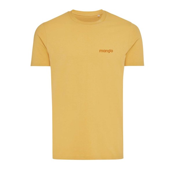 Obrázky: Unisex tričko Bryce, rec.bavlna, okrově žluté XS, Obrázek 4